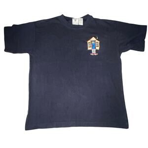 Vintage Warner Bros. Studio embroidered Wizard of Oz witch T shirt size XL